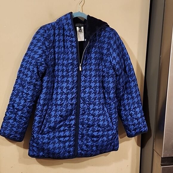 Susan Graver fleece lined hoodie jacket size small NWOT - Picture 1 of 7